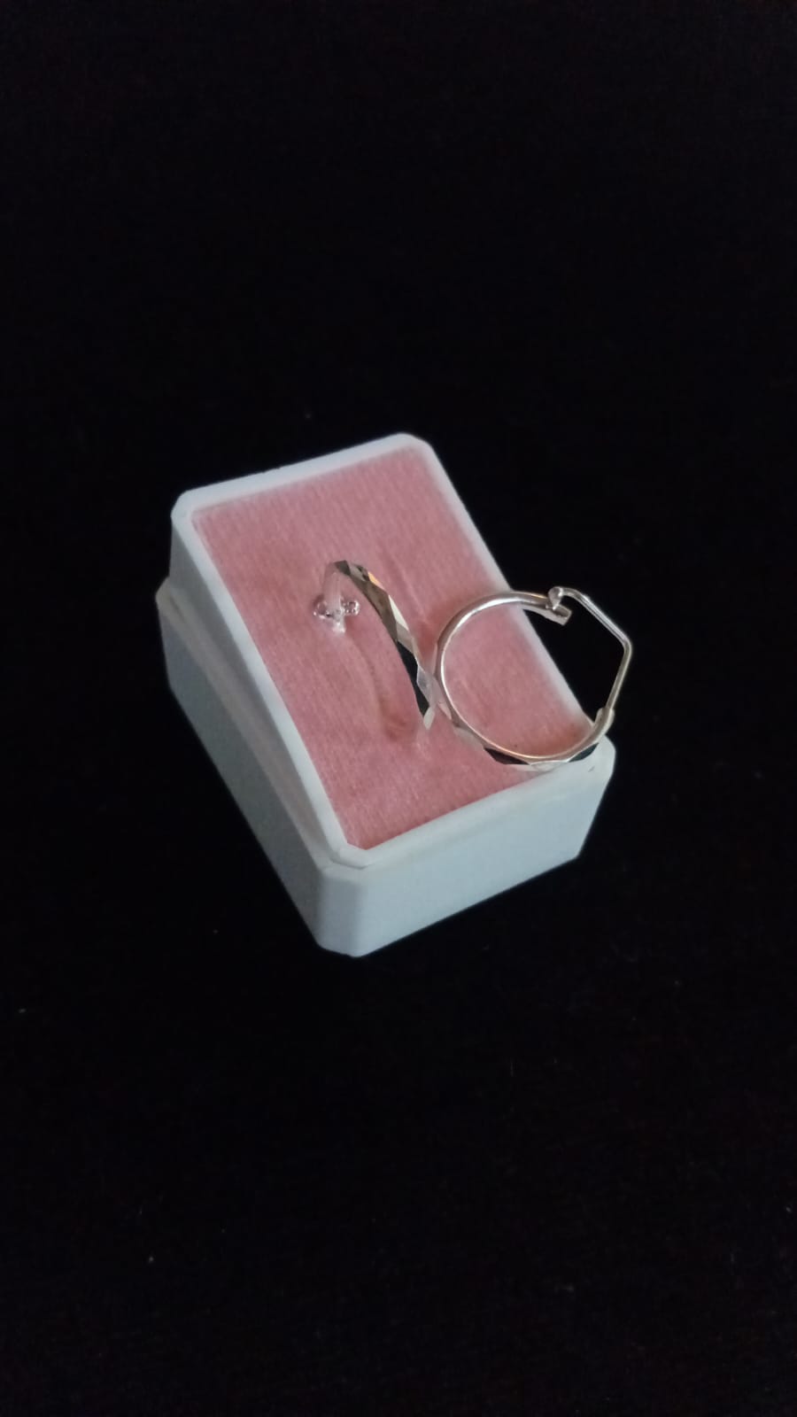 Arracada gruesa plata .925