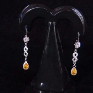 Arete largo plata .925