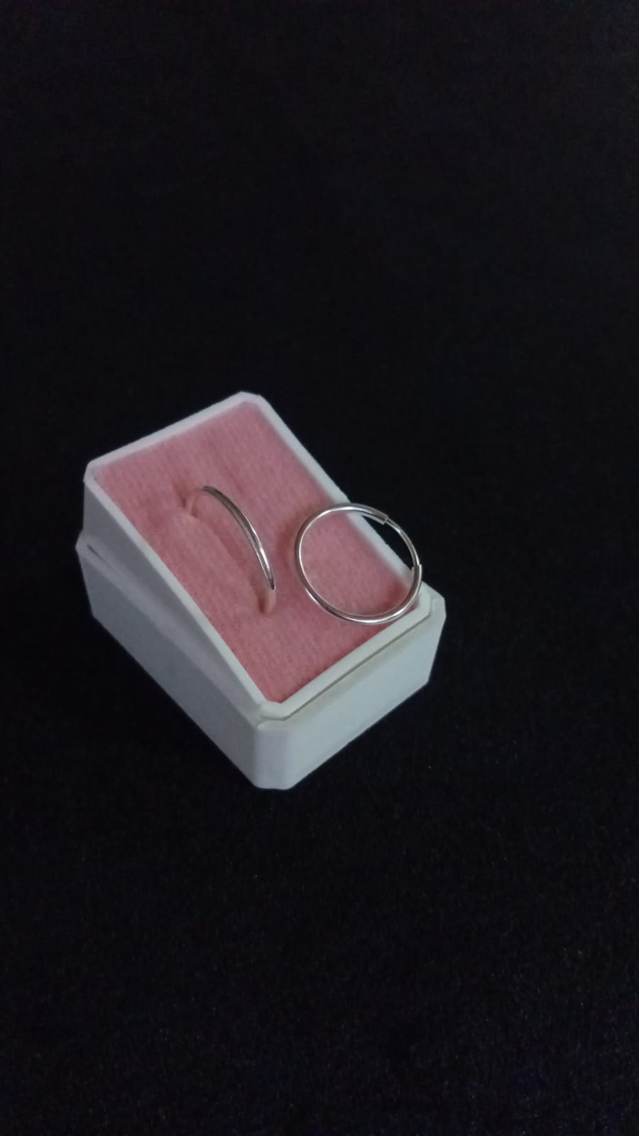 Arracada gruesa plata .925