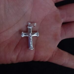 Cruz chica plata .925