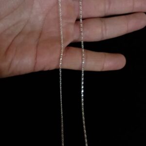 Cadena delgada plata .925