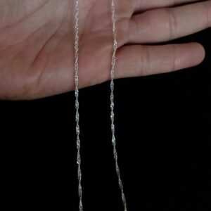 Cadena delgada plata .925