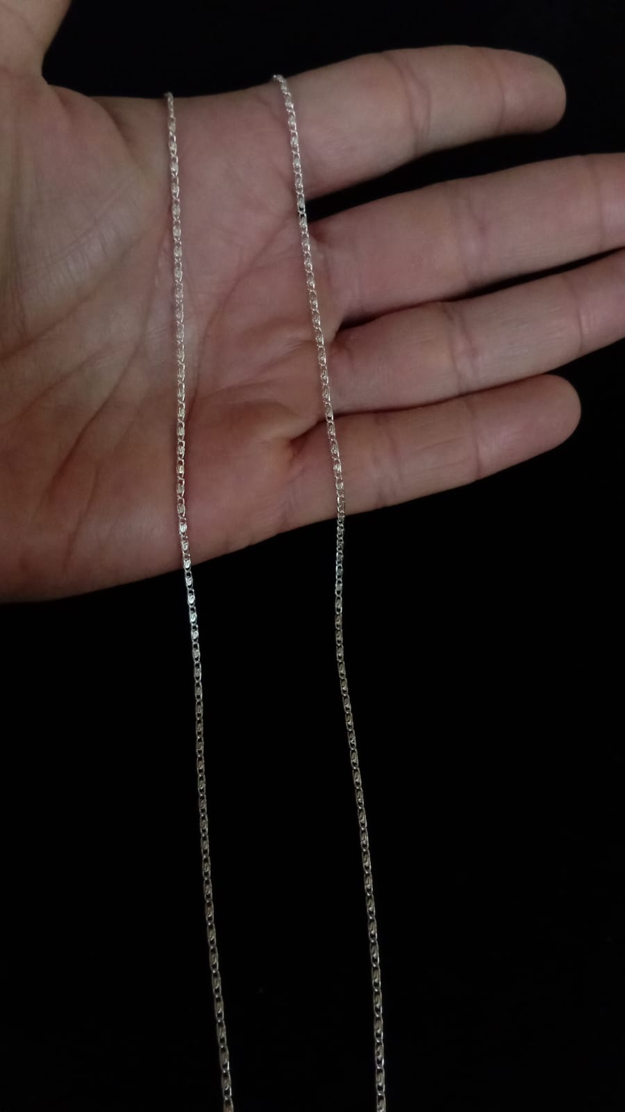 Cadena delgada plata .925
