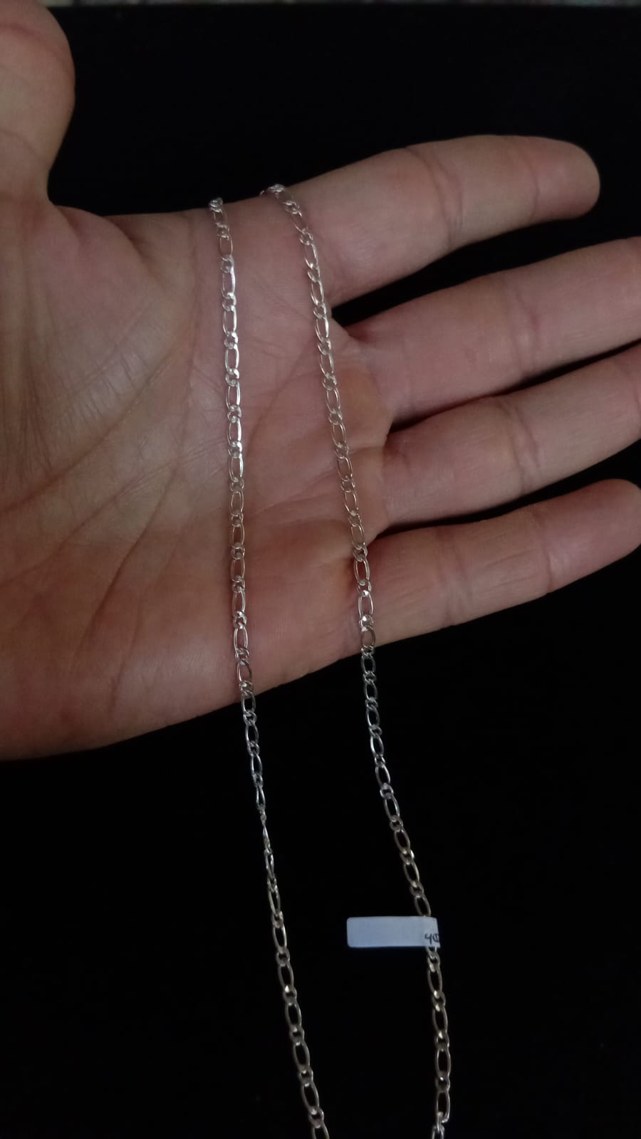 Cadena delgada plata .925
