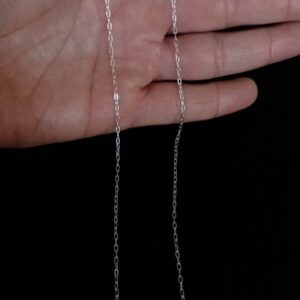 Cadena delgada plata .925