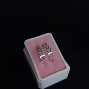 Arracada huggis plata .925