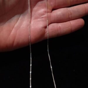 Cadena delgada plata .925