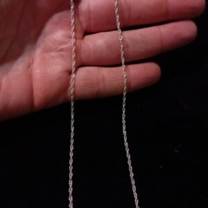 Cadena delgada plata .925