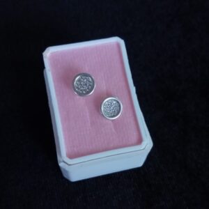 Arete poste mariposa plata .925