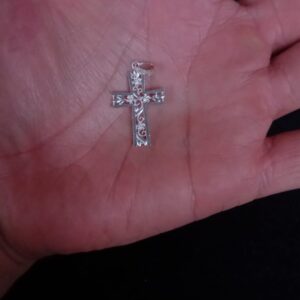Cruz chica plata .925