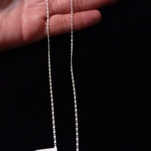 Cadena delgada plata .925