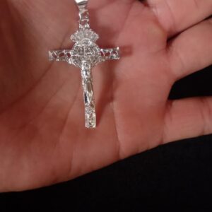 Cruz mediana plata .925