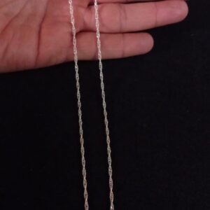 Cadena delgada plata .925