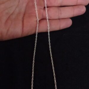 Cadena delgada plata .925
