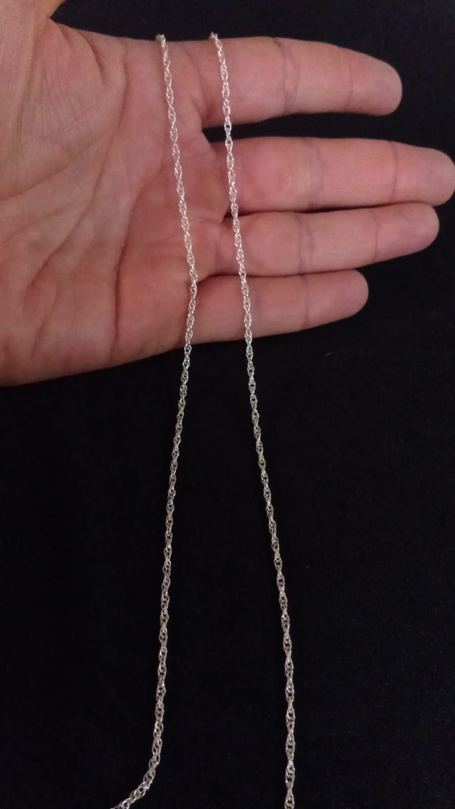 Cadena delgada plata .925