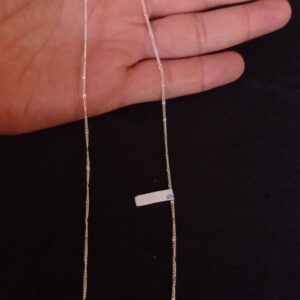 Cadena delgada plata .925