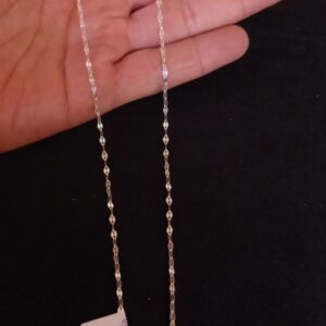 Cadena delgada plata .925