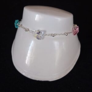 Pulsera zirconia plata .925