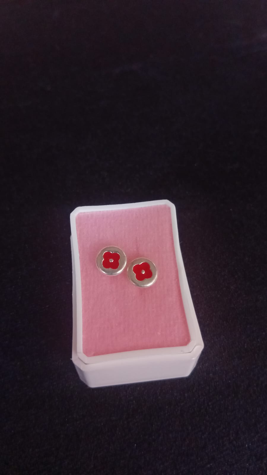 Arete poste mariposa plata .925
