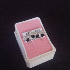 Arete poste mariposa plata .925