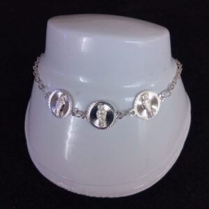 Pulsera con figura plata .925