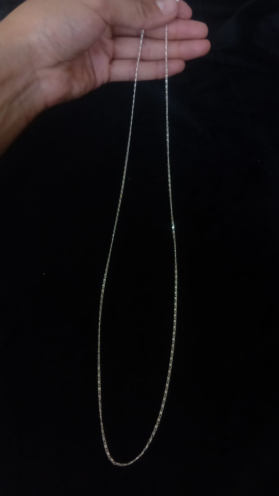 Cadena delgada plata .925