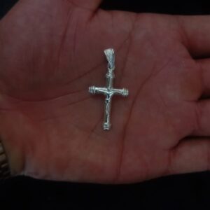 Cruz chica plata .925