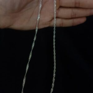 Cadena delgada plata .925