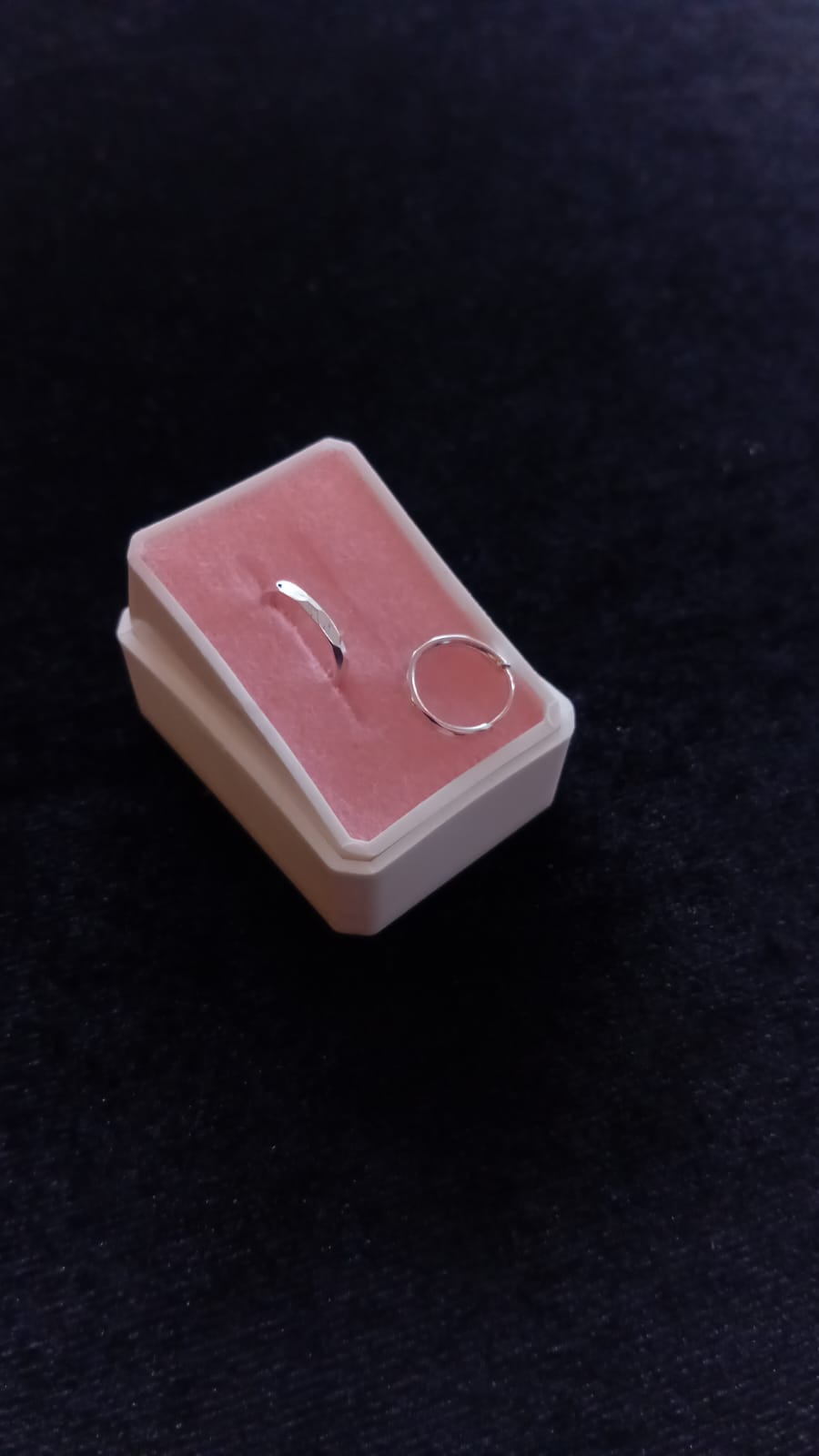 Arracada gruesa plata .925