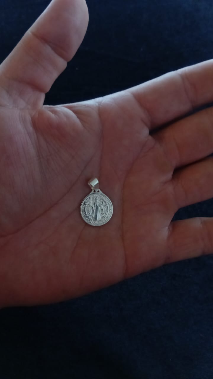 Moneda san benito plata .925