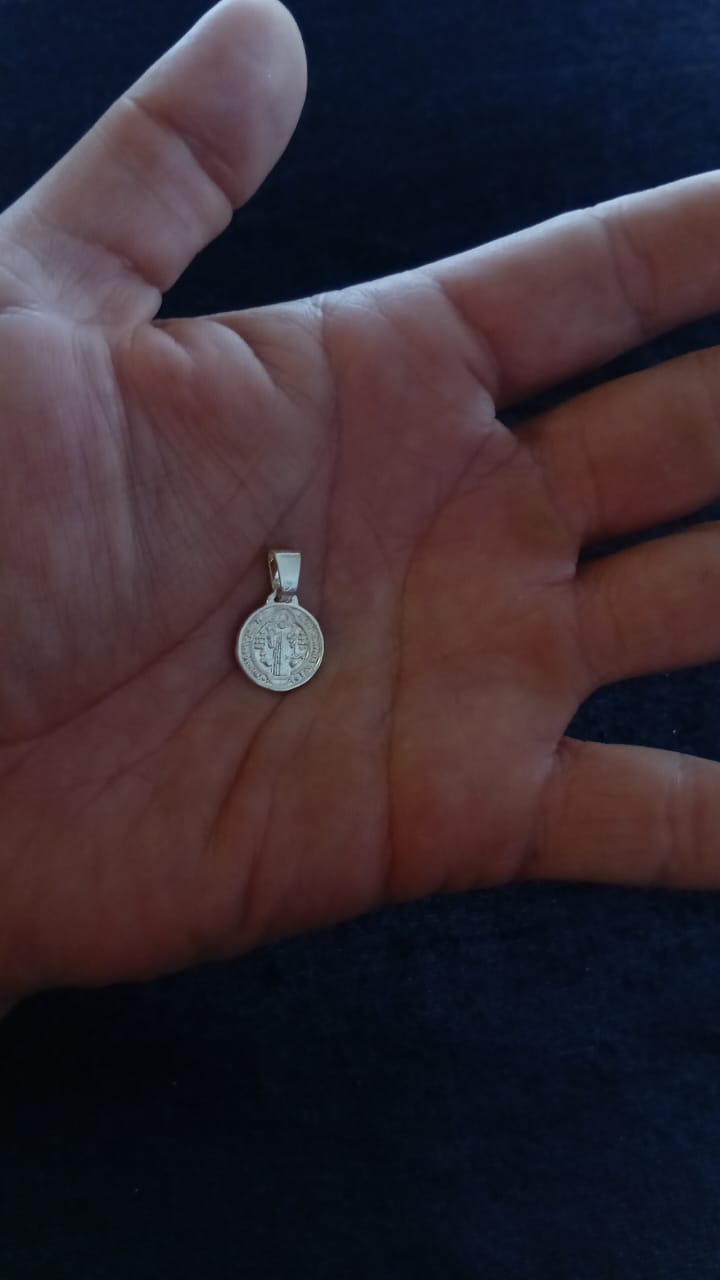 Moneda san benito plata .925