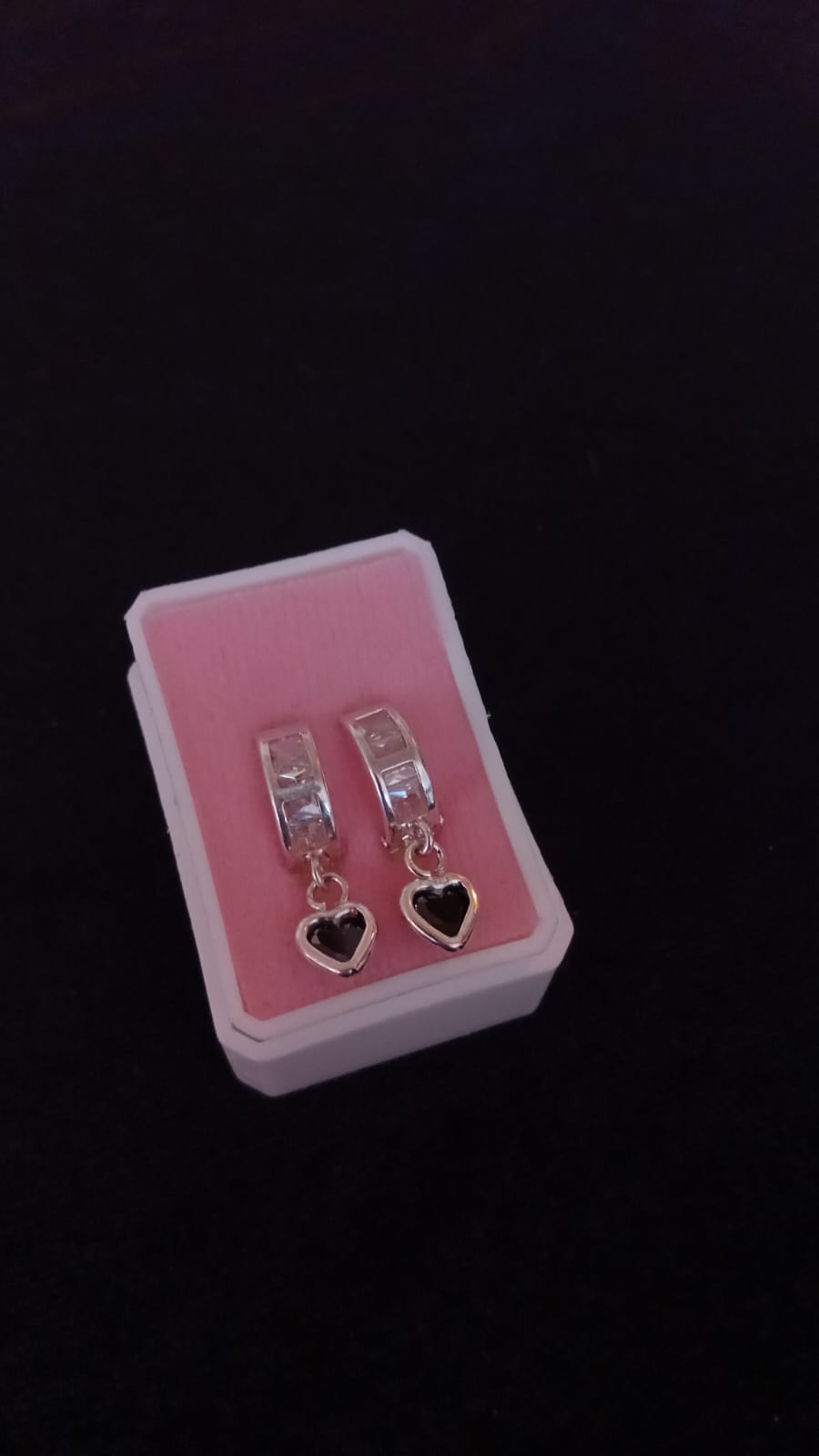 Arracada huggis plata .925