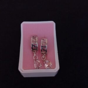 Arracada huggis plata .925