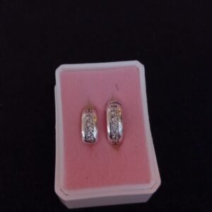 Arracada huggis plata .925