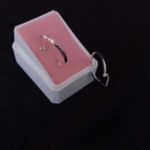 Arracada gruesa plata .925