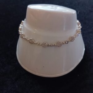 Pulsera zirconia plata .925
