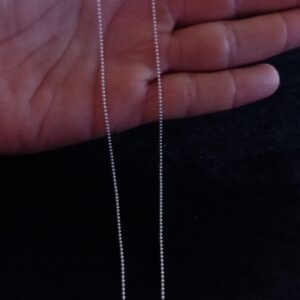 Cadena delgada plata .925