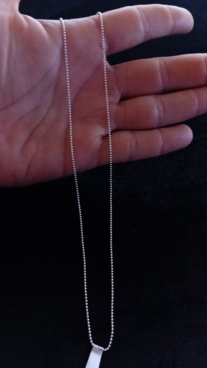 Cadena delgada plata .925