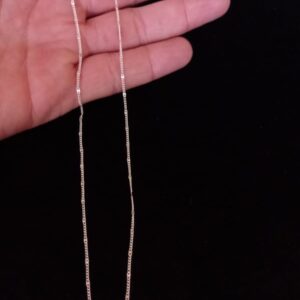 Cadena delgada plata .925