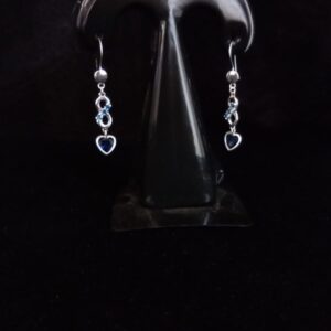 Arete largo plata .925