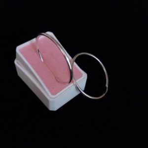 Arracada gruesa plata .925