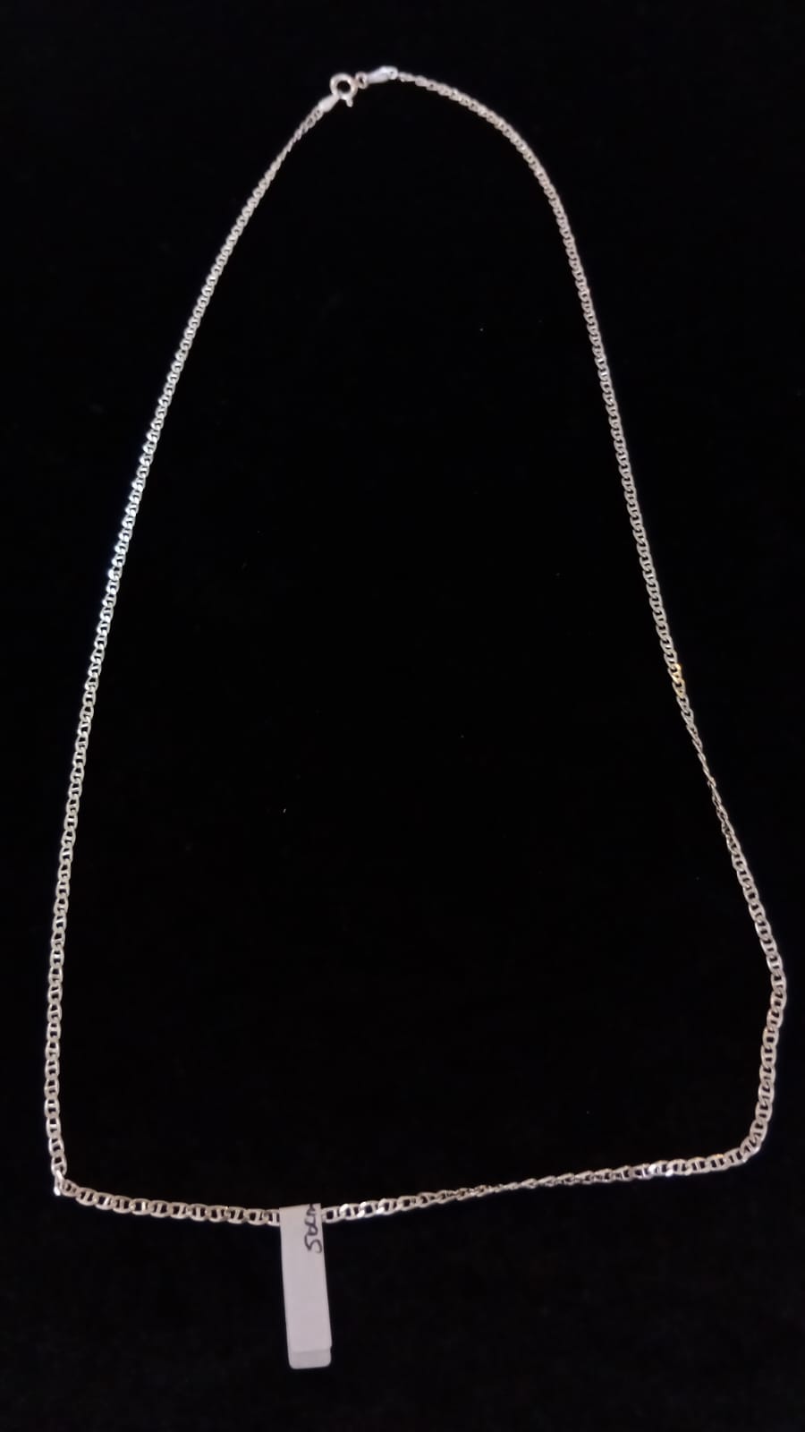 Cadena delgada plata .925