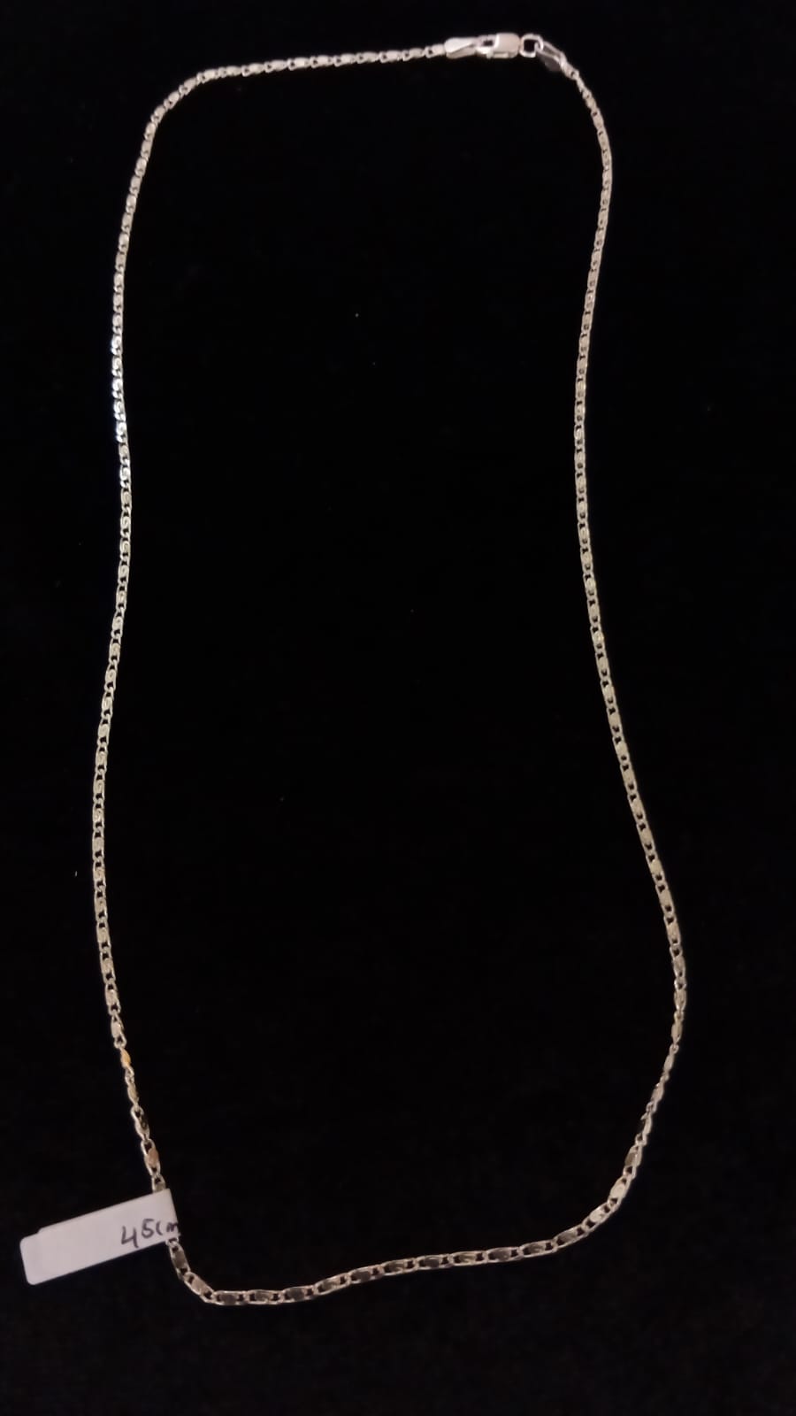 Cadena delgada plata .925