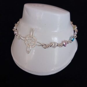 Pulsera zirconia plata .925