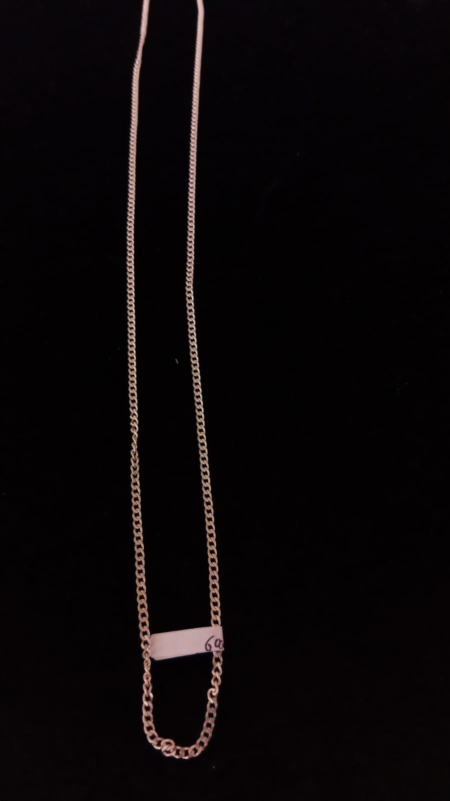 Cadena delgada plata .925