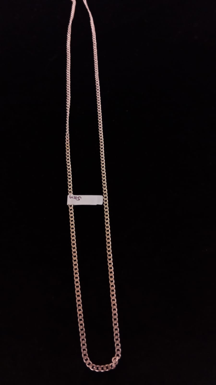 Cadena delgada plata .925
