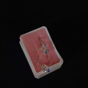Arracada gruesa plata .925