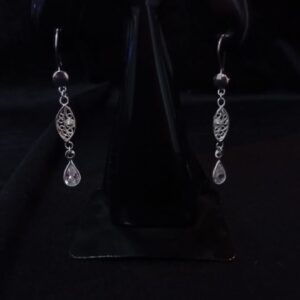 Arete largo plata .925
