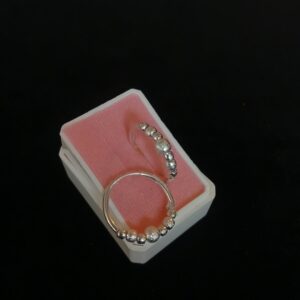 Arracada gruesa plata .925