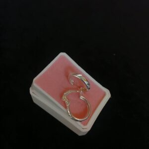 Arracada gruesa plata .925